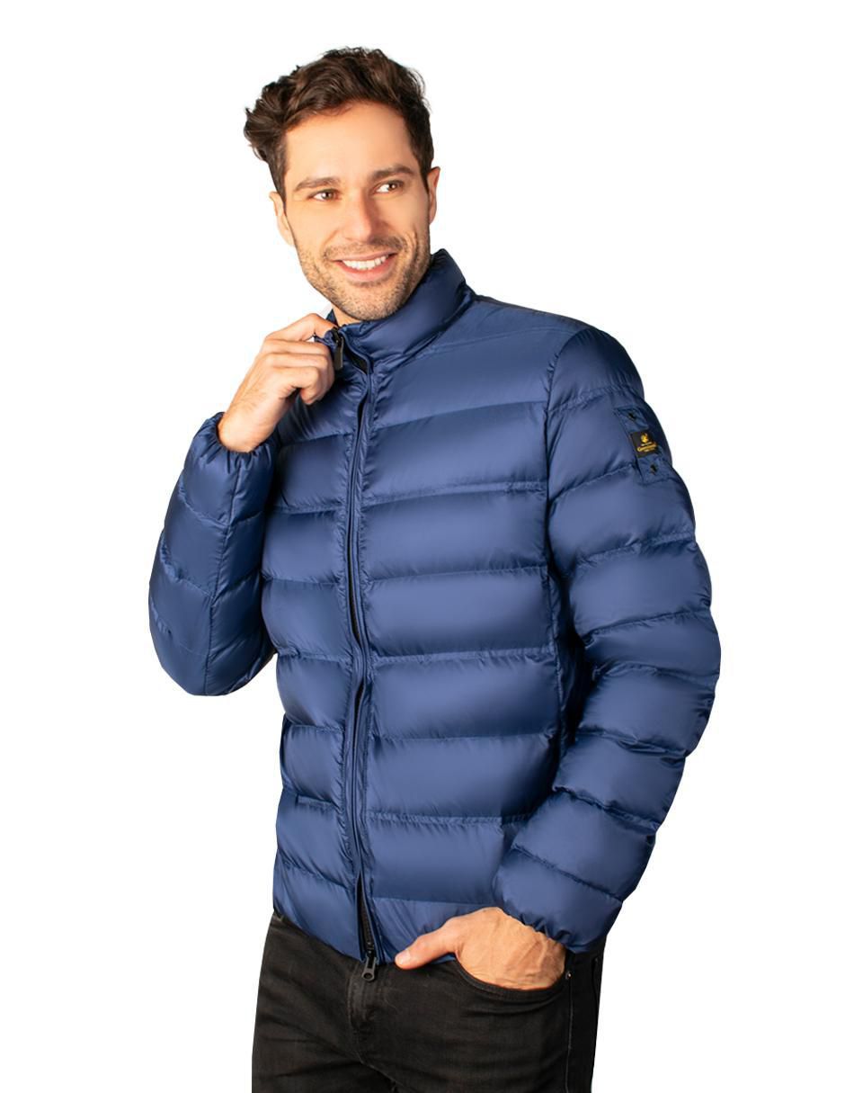Chamarra acolchada capitonada para hombre 3