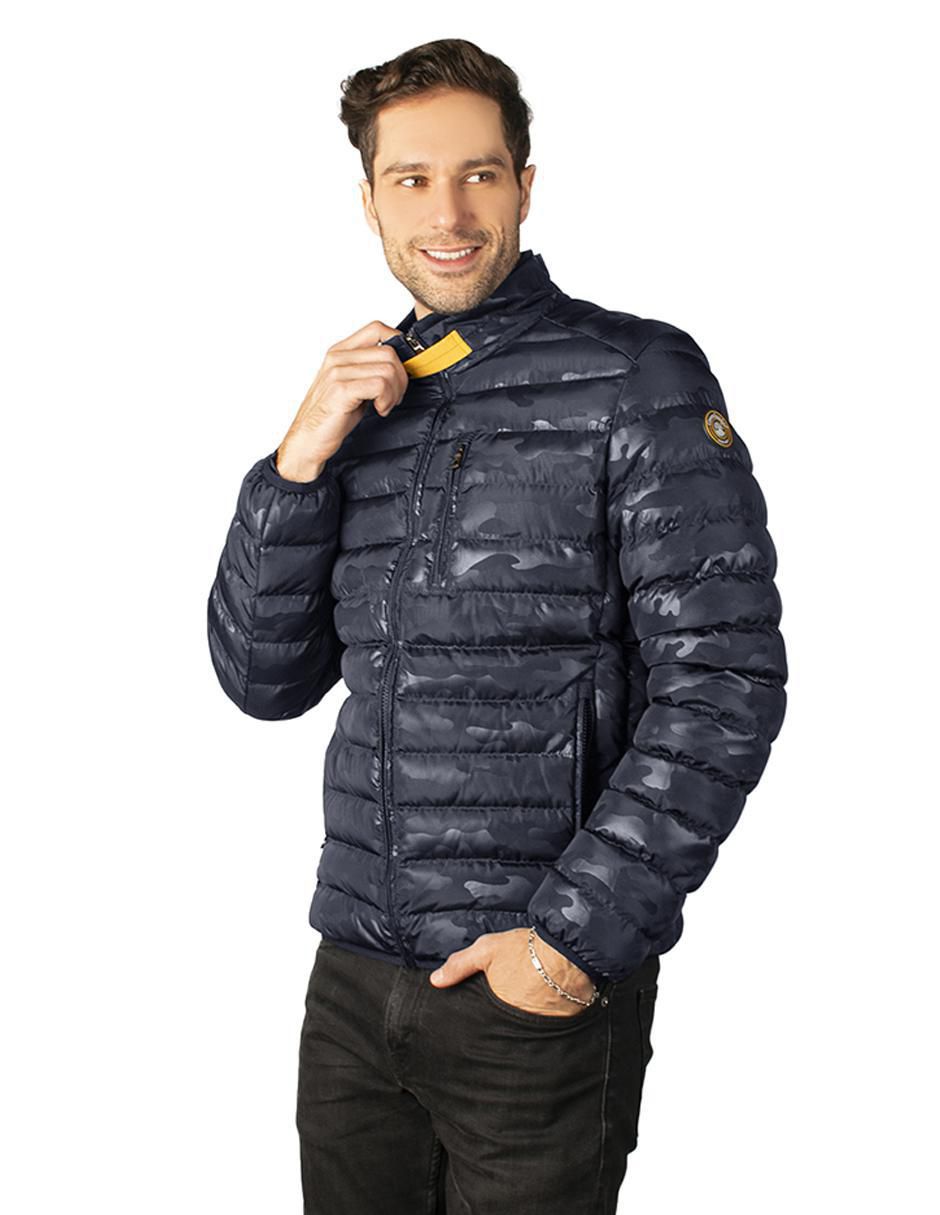 Chamarra acolchada impermeable capitonada para hombre 4