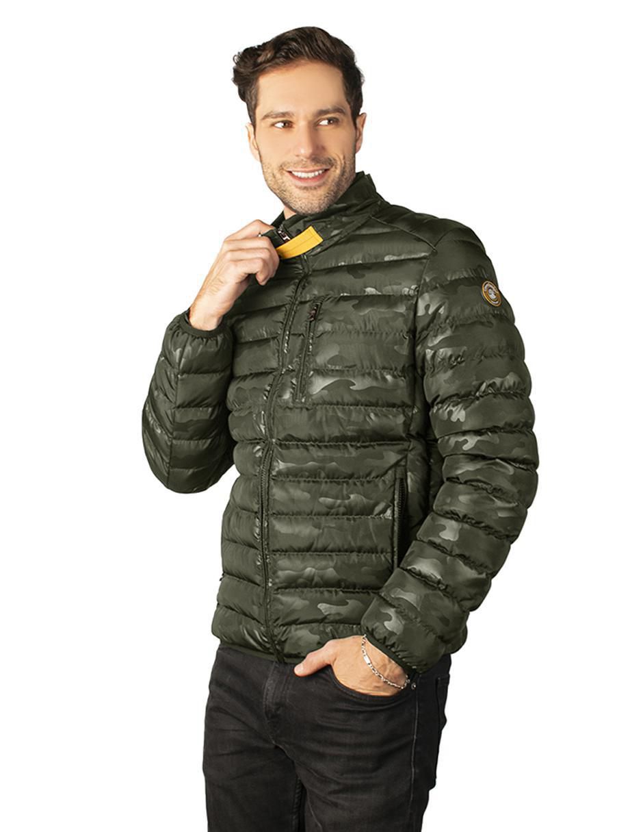 Chamarra acolchada impermeable capitonada para hombre 4