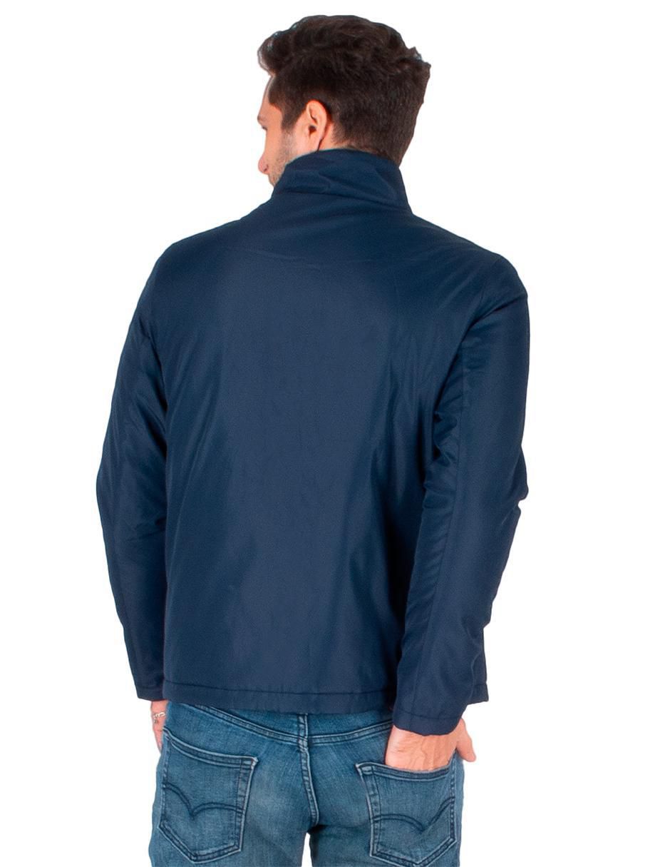 Chamarra casual impermeable reversible para hombre 2