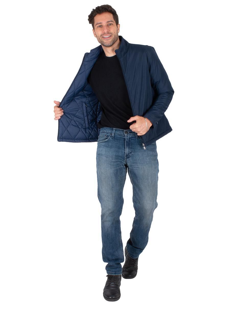 Chamarra casual impermeable reversible para hombre 3