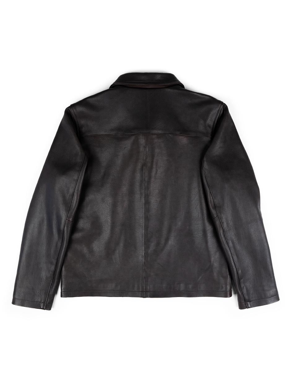 Chamarra casual Lastwolf de piel para hombre
