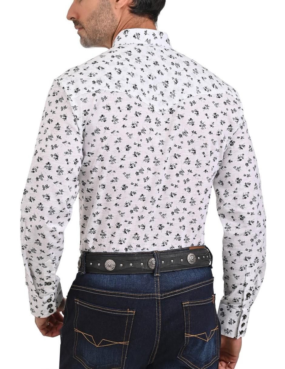 Camisa casual de algodón manga larga para hombre 5