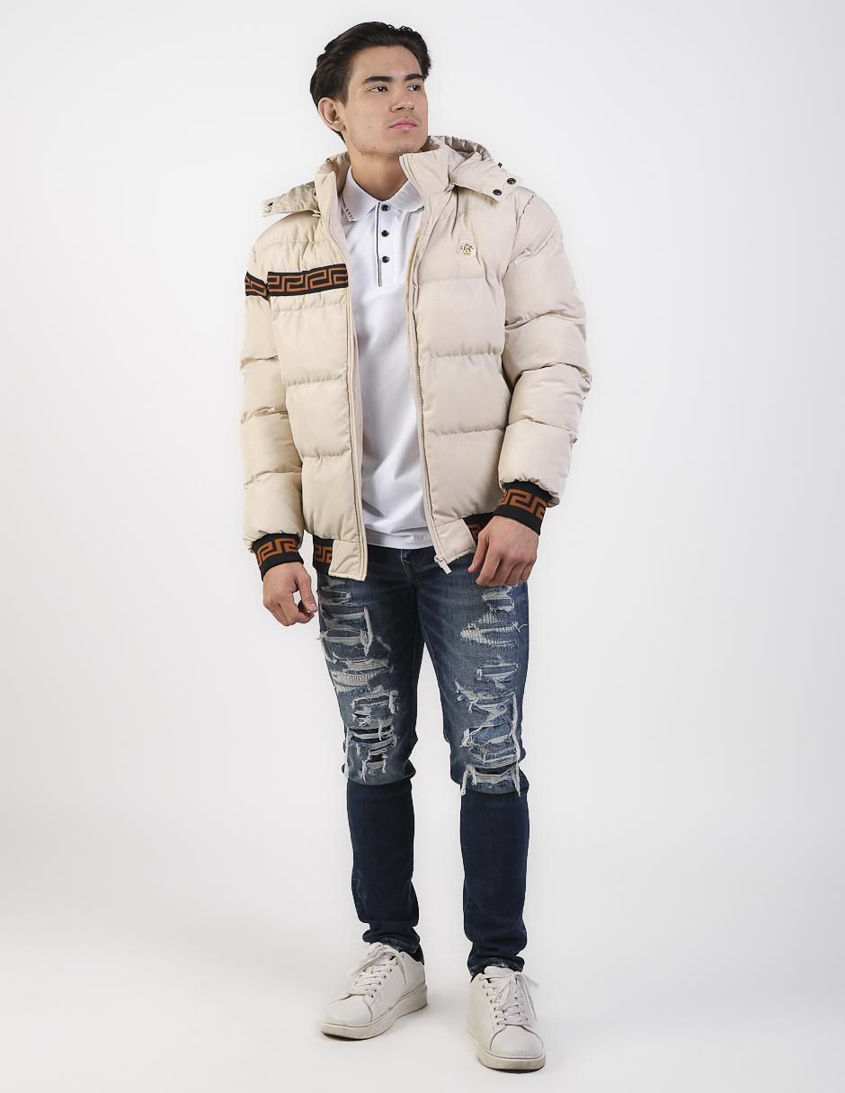 Chamarra casual Moderno con capucha para hombre