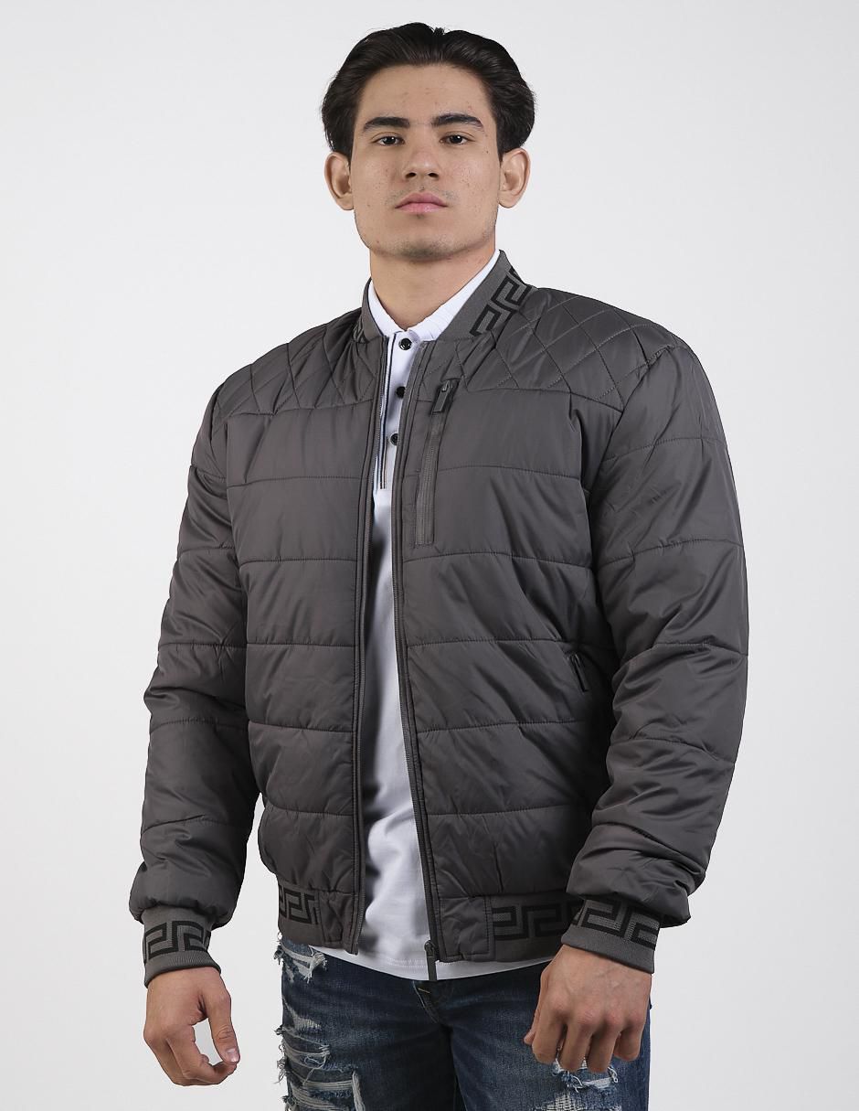 Chamarra casual con bolsillos para hombre