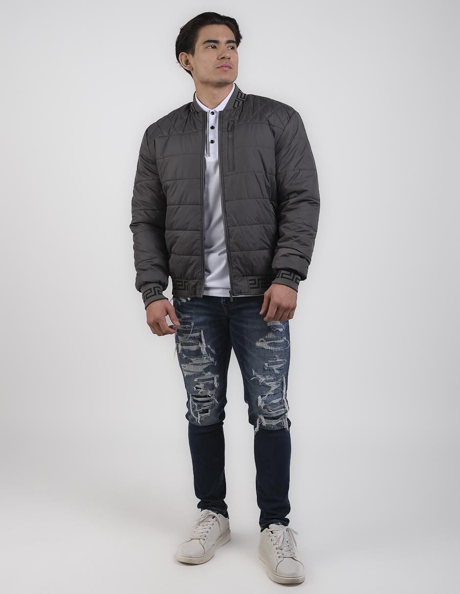 Chamarra casual con bolsillos para hombre 2