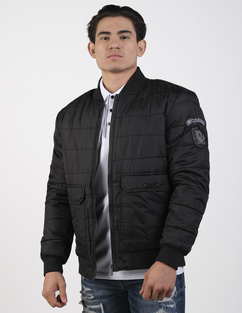 Chamarra casual con bolsillos para hombre Chamarra casual con bolsillos para hombre