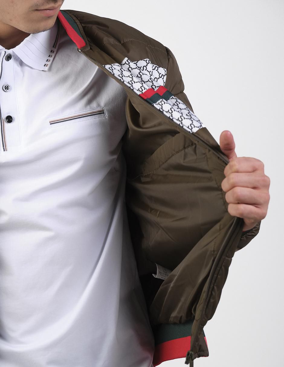 Chamarra casual Moderno con bolsillos para hombre