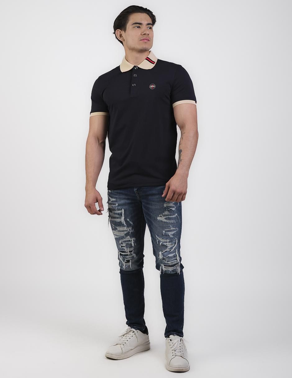 Playera tipo polo Varesi para hombre