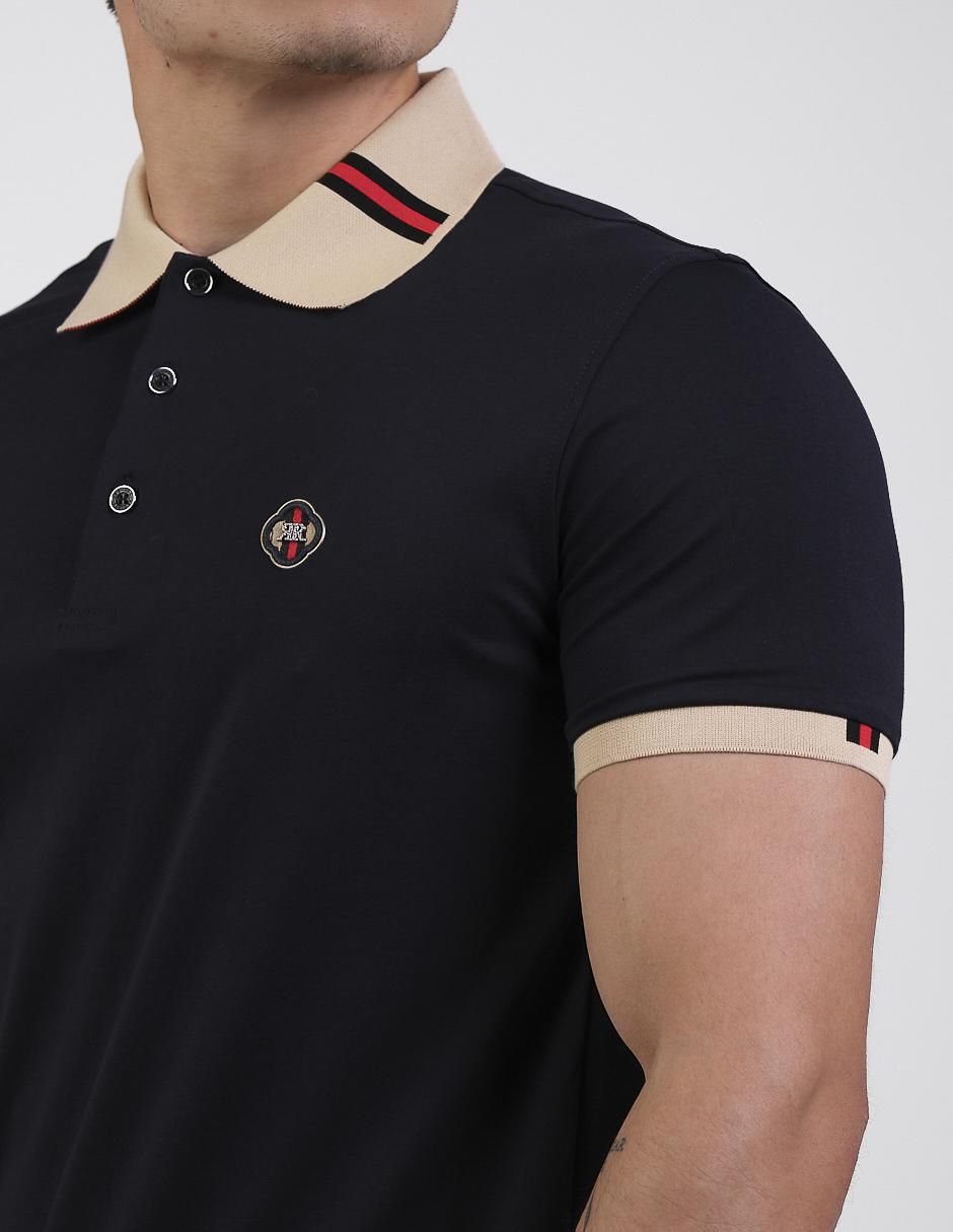 Playera tipo polo Varesi para hombre