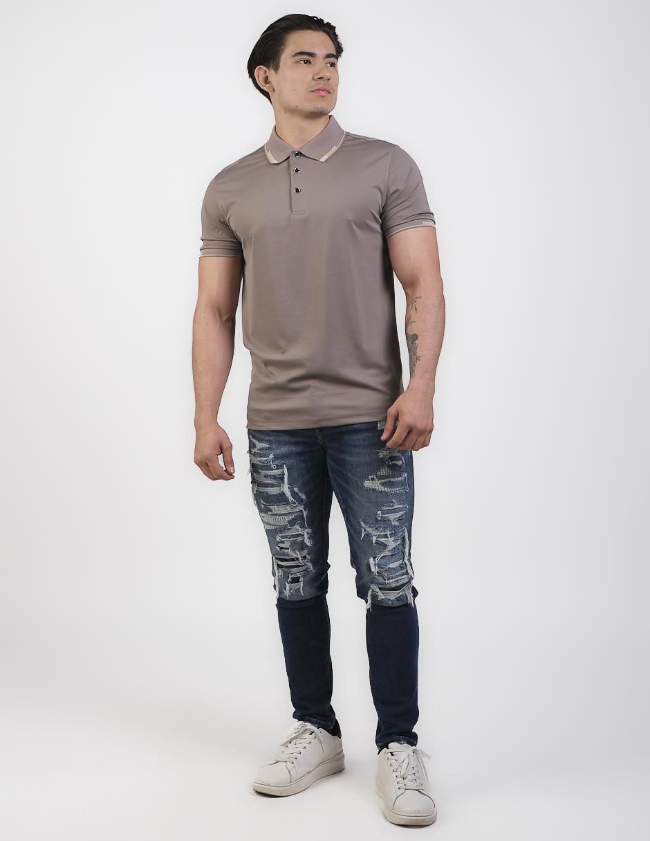 Playera tipo polo Varesi para hombre