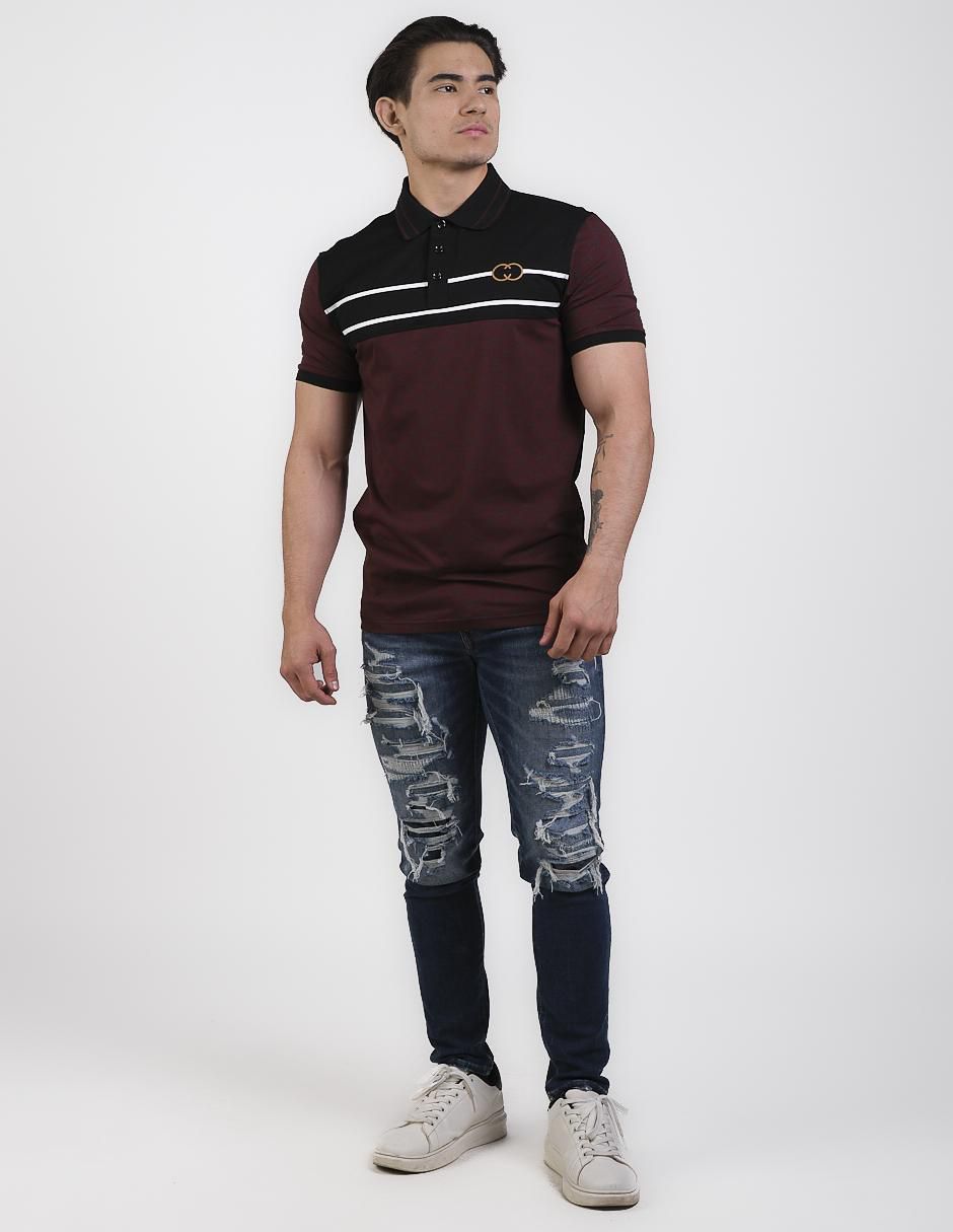 Playera tipo polo Varesi para hombre