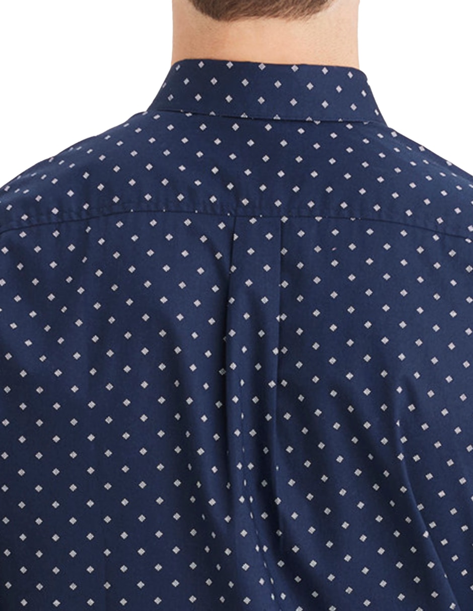 Camisa casual Dockers de algodón manga larga para hombre
