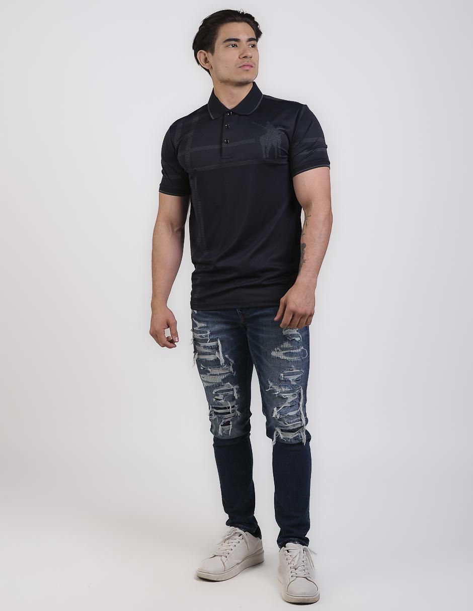 Playera tipo polo Varesi para hombre