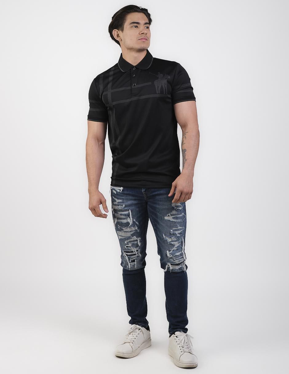Playera tipo polo Varesi para hombre