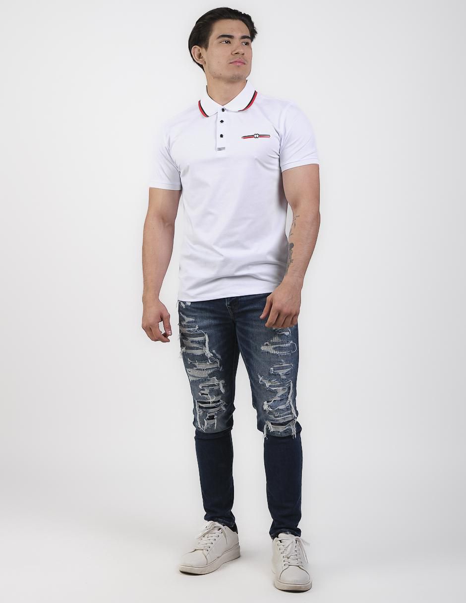 Playera tipo polo Varesi para hombre