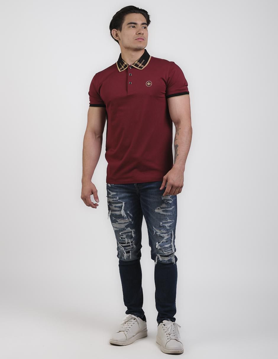 Playera tipo polo Varesi para hombre