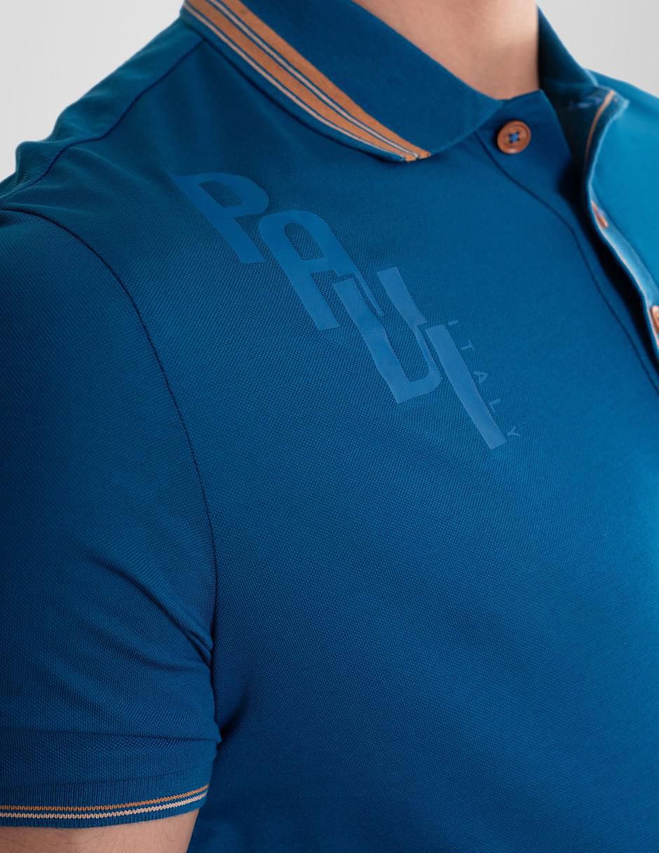 Playera tipo polo Pavi Italy para hombre