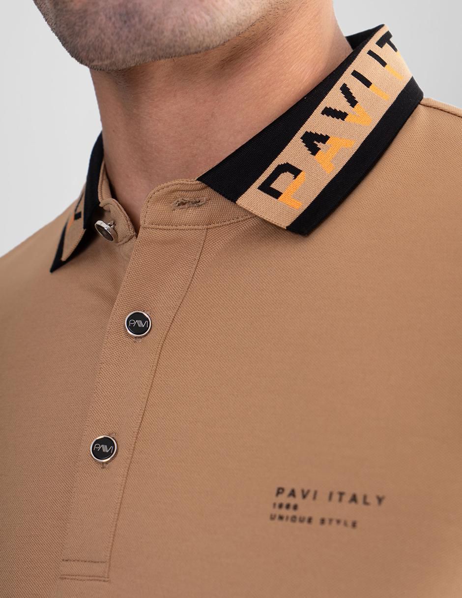 Playera tipo polo Pavi Italy para hombre