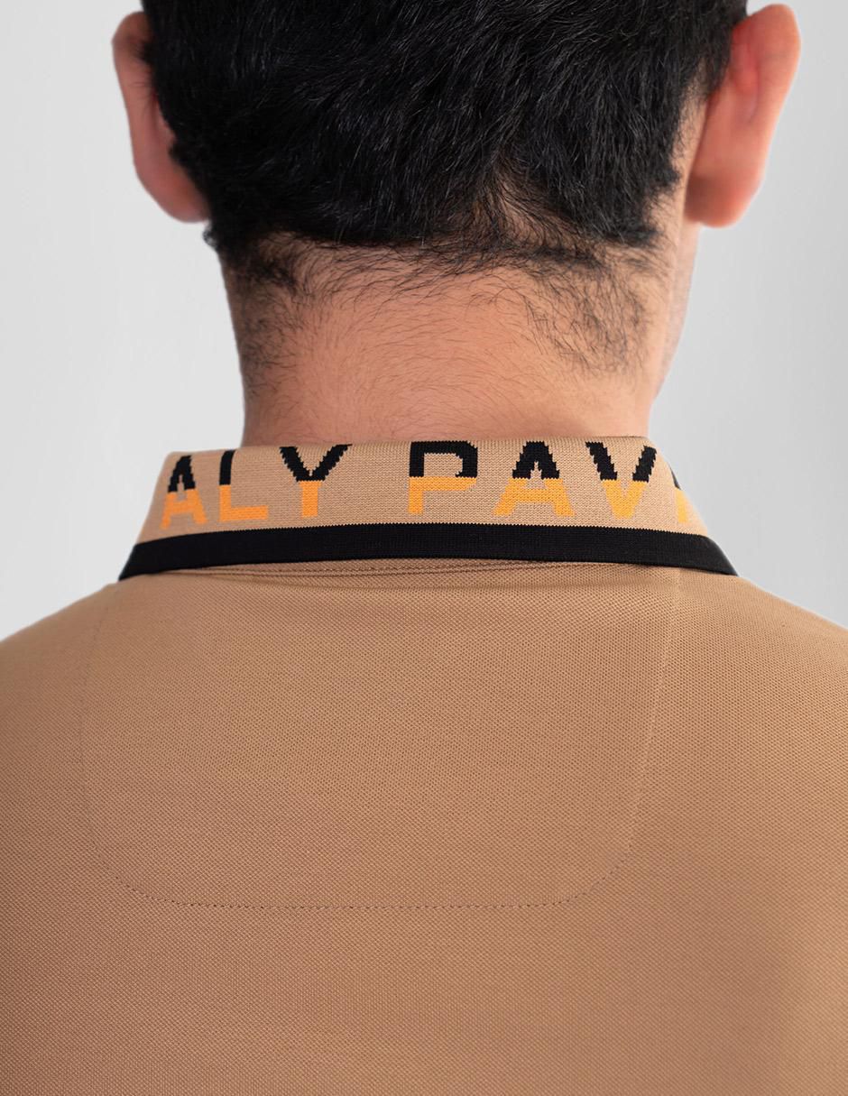 Playera tipo polo Pavi Italy para hombre