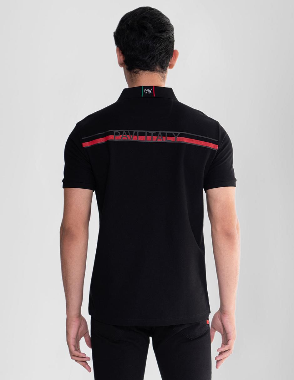 Playera tipo polo Pavi Italy para hombre