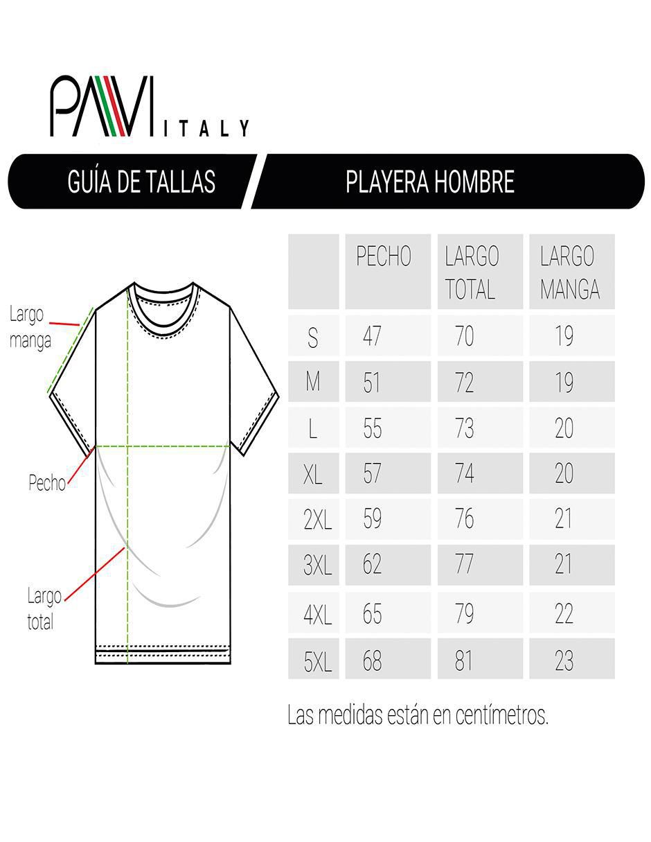 Playera cuello redondo para hombre 7
