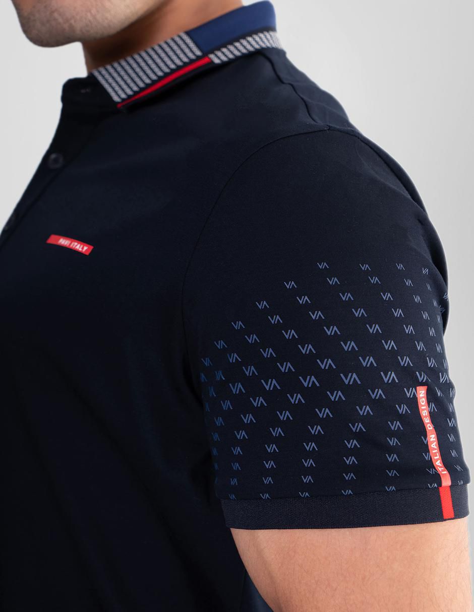 Playera tipo polo Pavi Italy para hombre