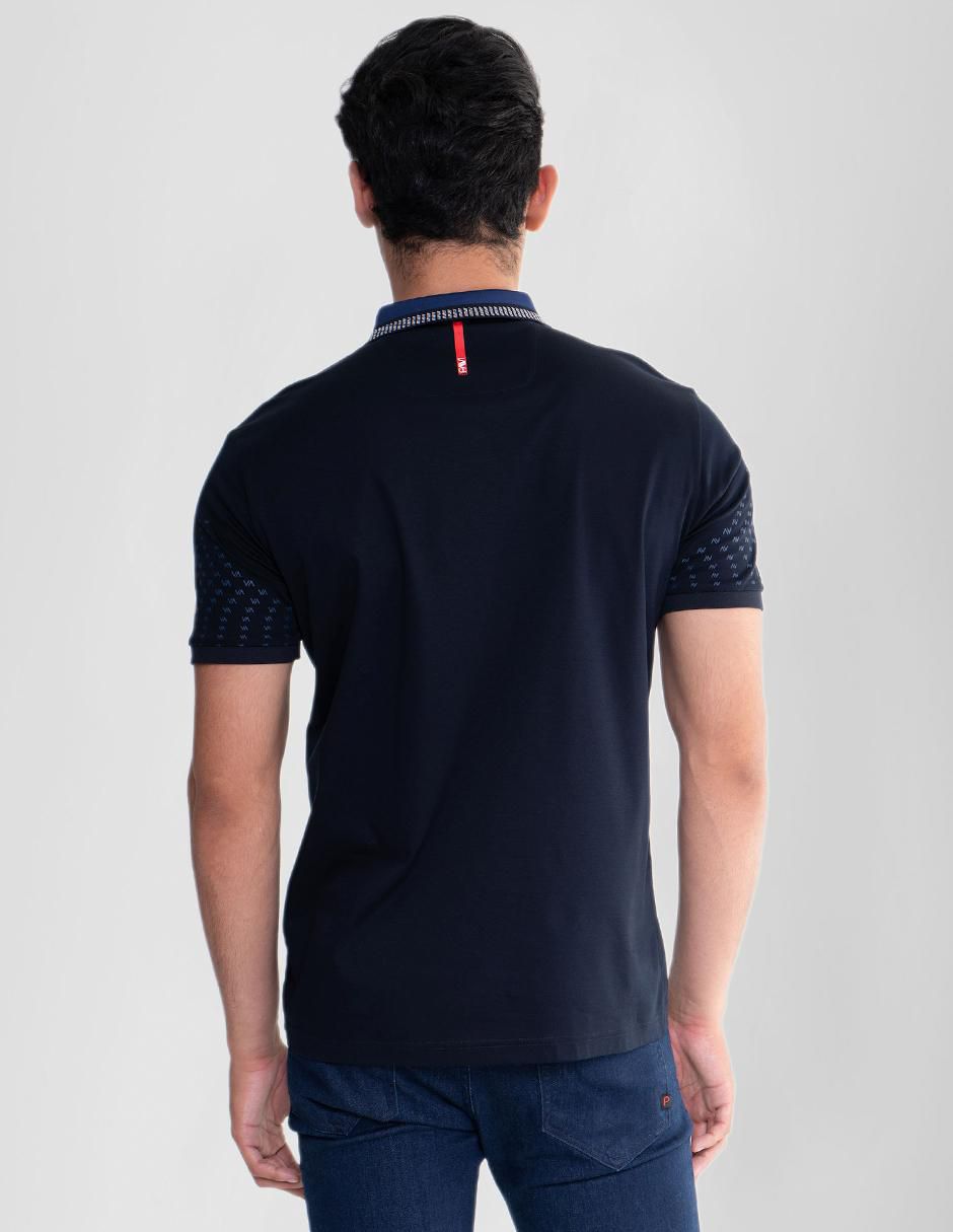Playera tipo polo Pavi Italy para hombre