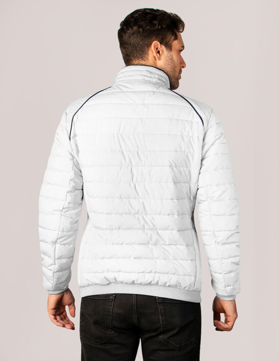 Chamarra acolchada capitonada para hombre 4