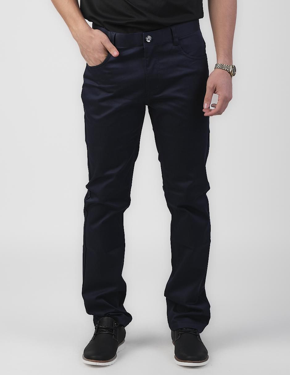 Jeans slim lavado obscuro para hombre 1
