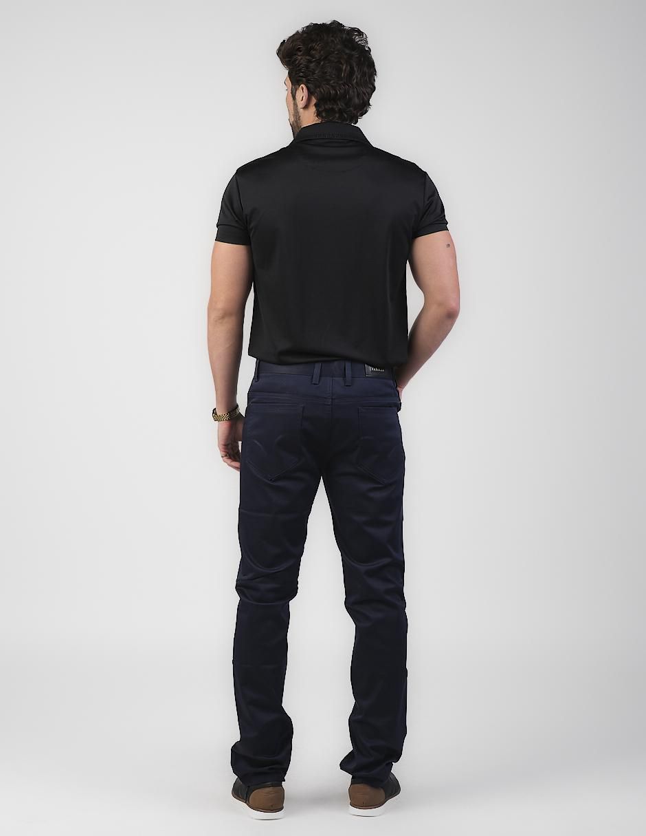 Jeans slim lavado obscuro para hombre 5