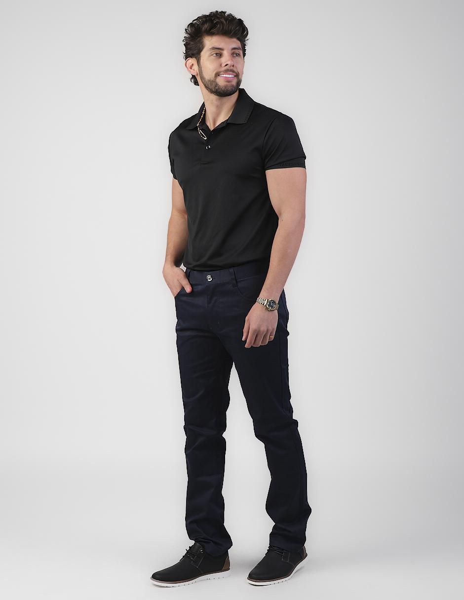 Jeans slim lavado obscuro para hombre 7