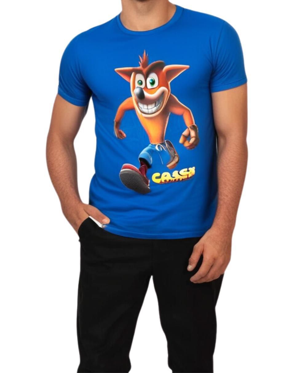 Playera cuello redondo para hombre