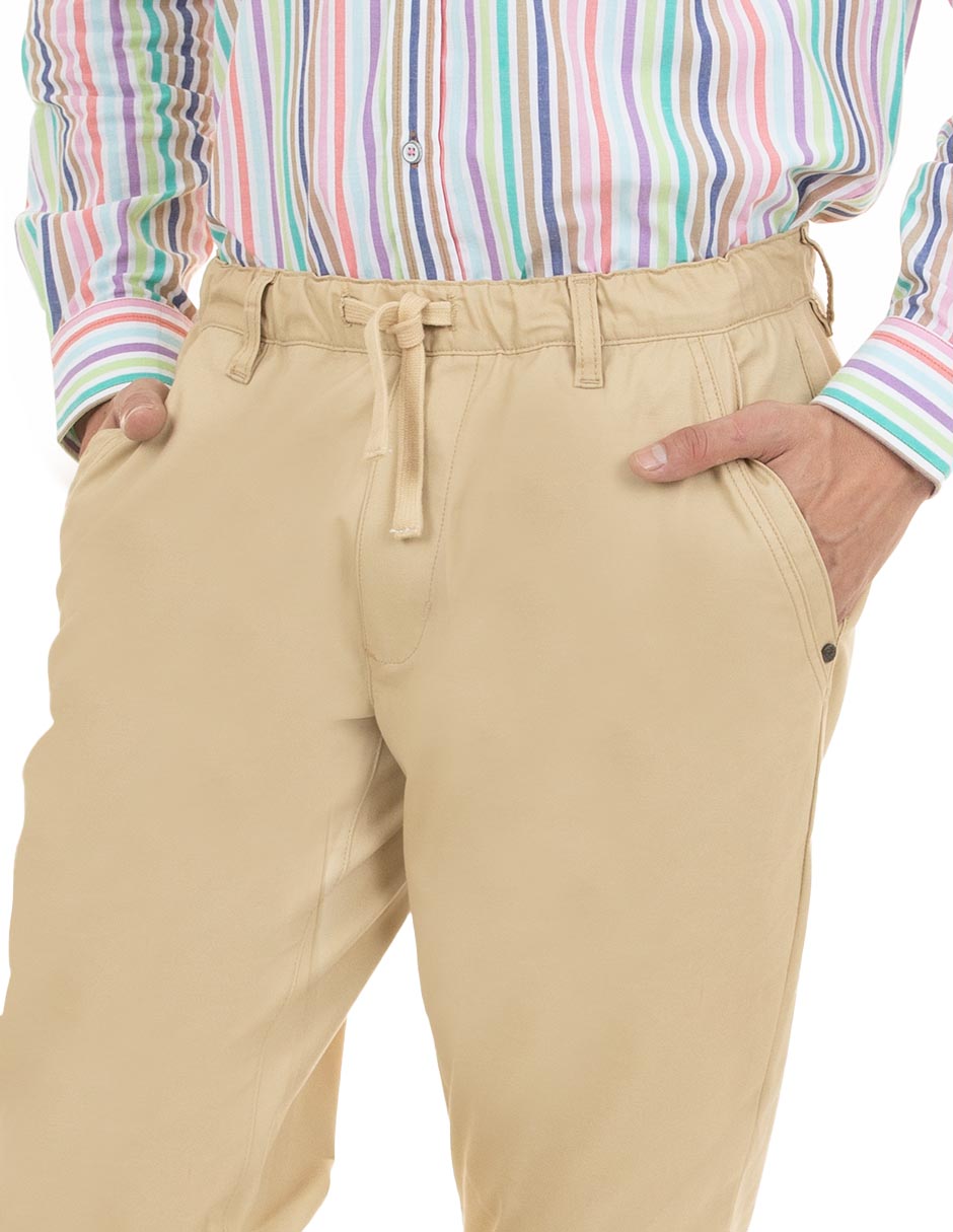 Pantalón de vestir regular de algodón para hombre 2