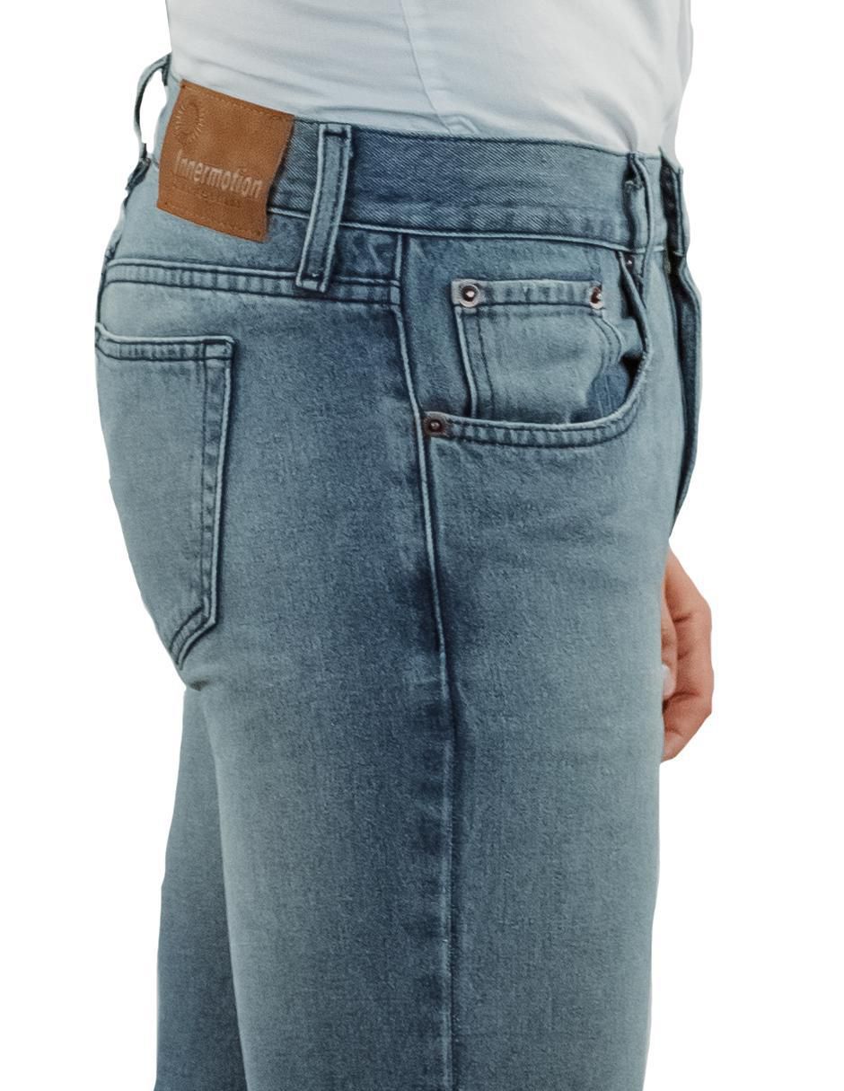 Jeans straight 3399 lavado claro para hombre 14