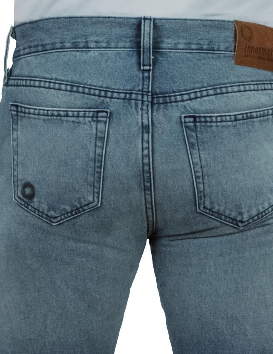 Jeans straight 3399 lavado claro para hombre 15