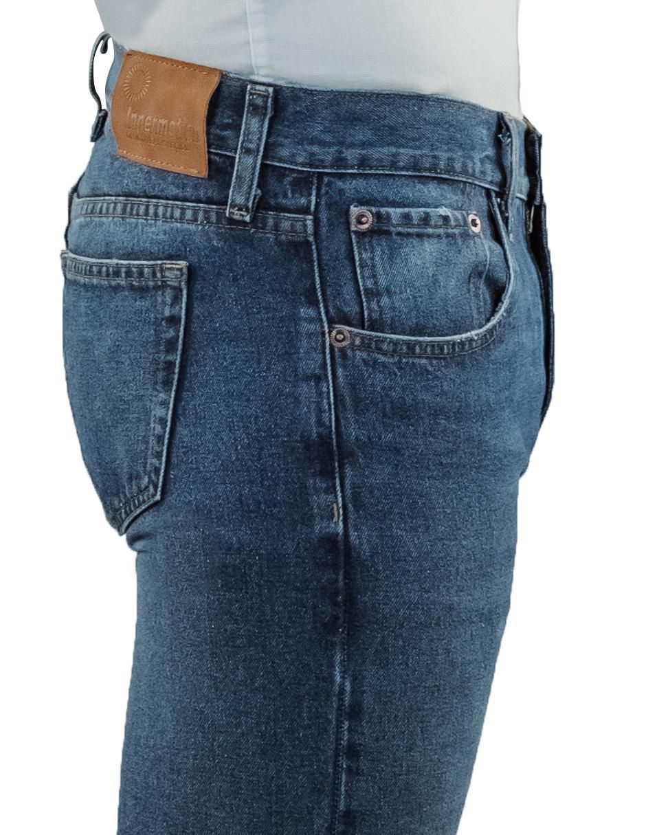 Jeans straight Innermotion 3400 deslavado para hombre