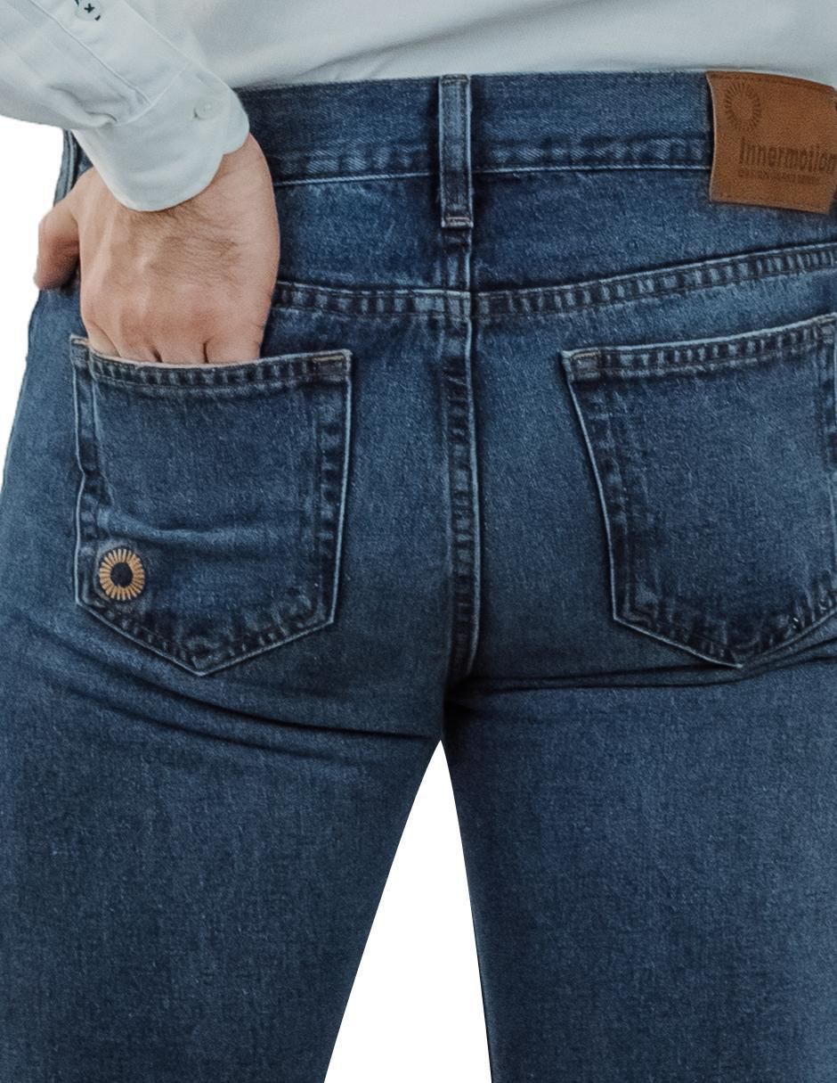 Jeans straight Innermotion 3400 deslavado para hombre
