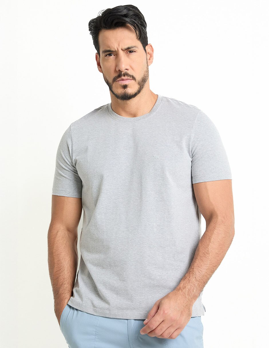 Playera cuello redondo para hombre