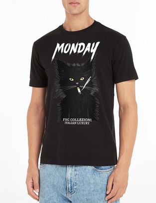 Playera Monday cuello redondo para hombre 1