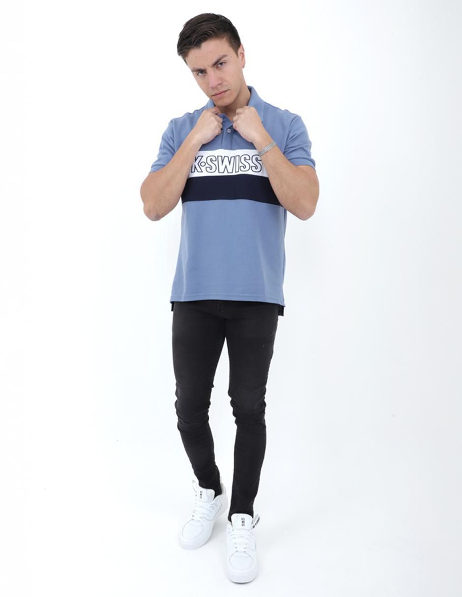 Playera tipo polo K-Swiss para hombre