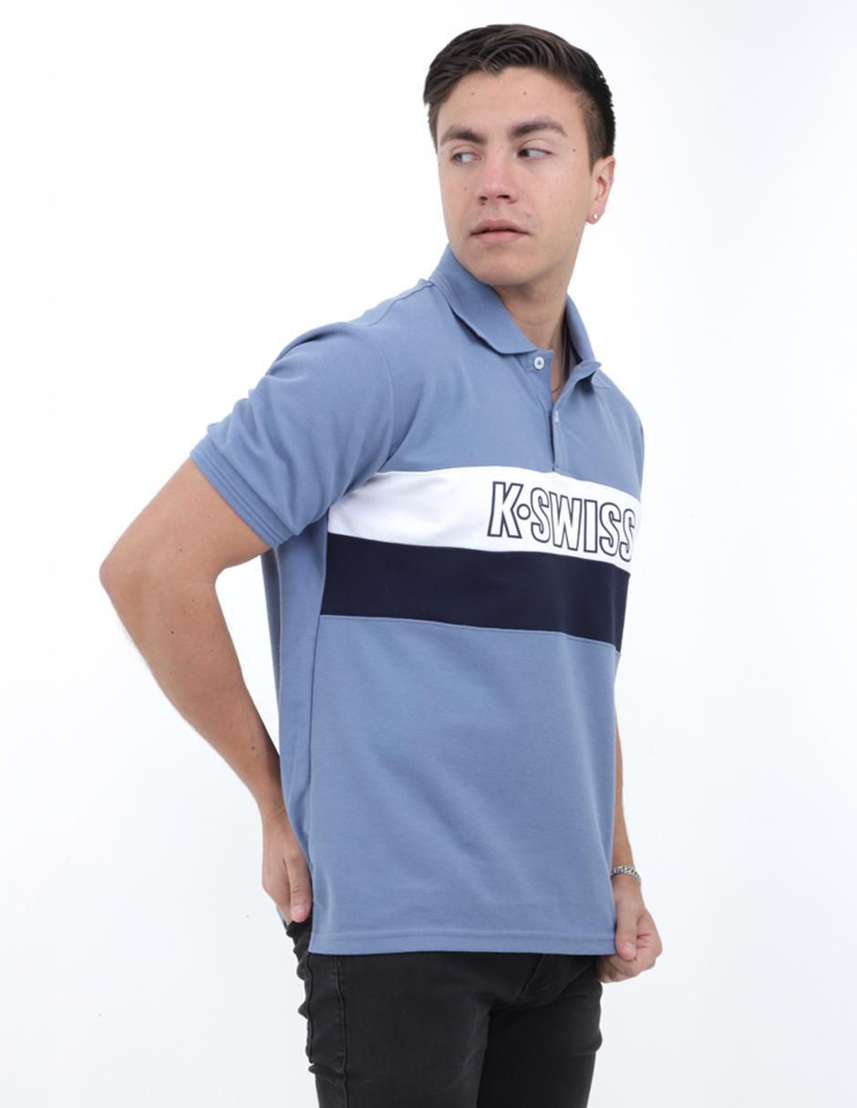 Playera tipo polo K-Swiss para hombre