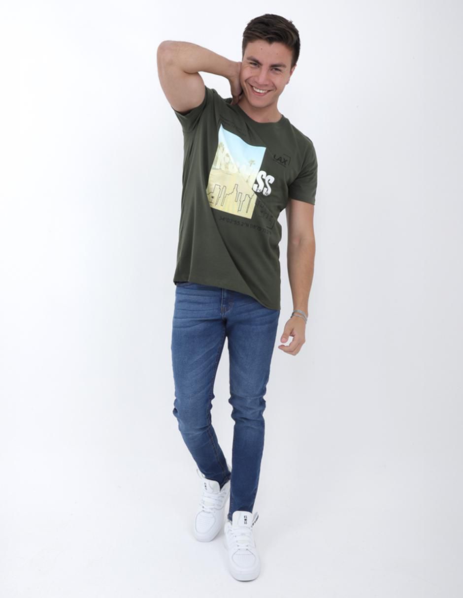 Playera Neon cuello redondo para hombre 4