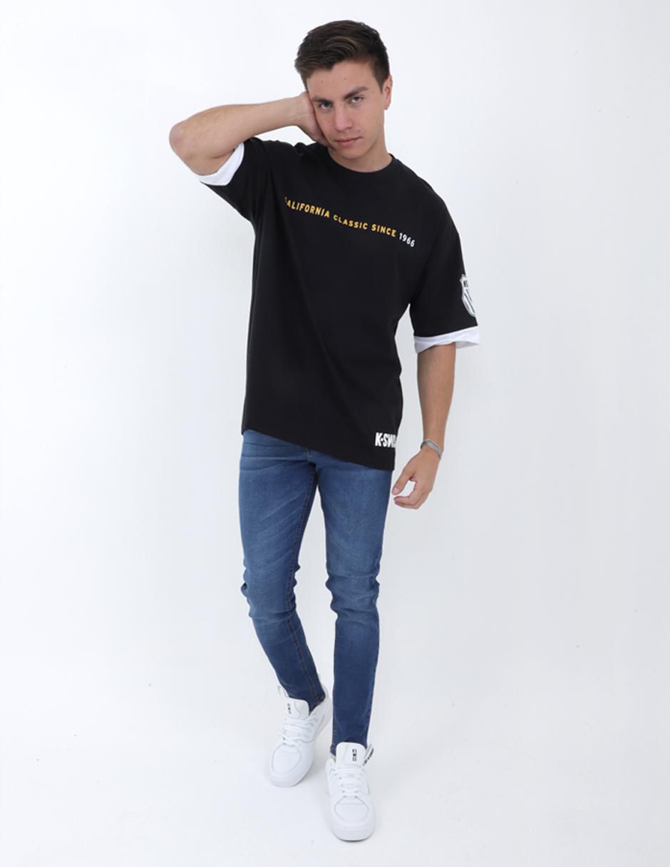 Playera cuello redondo para hombre