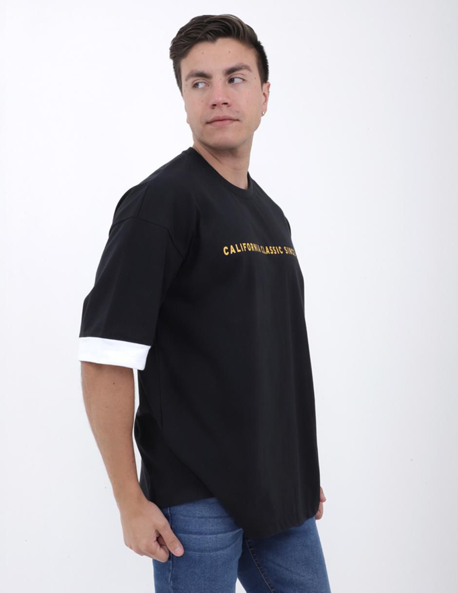 Playera cuello redondo para hombre