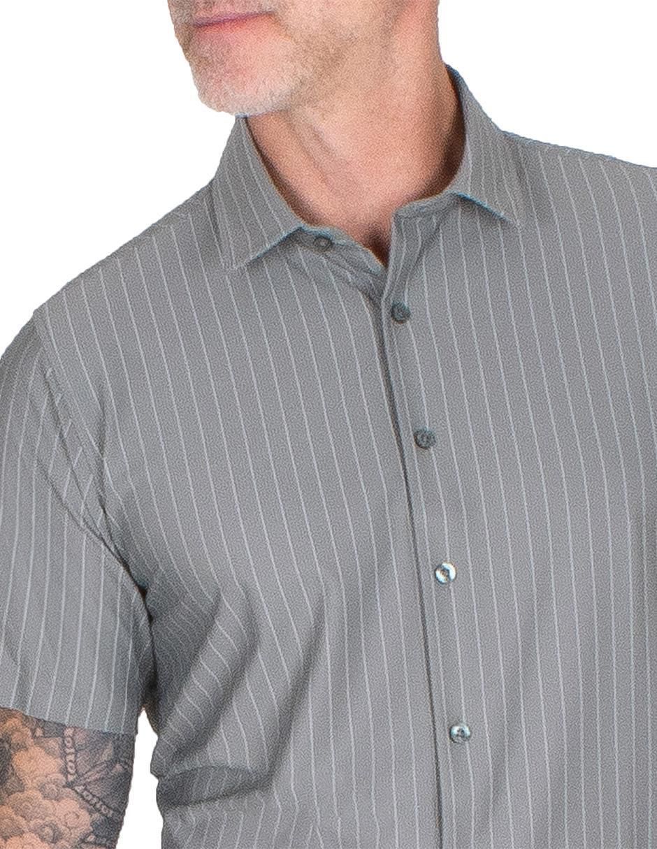 Camisa casual manga corta para hombre