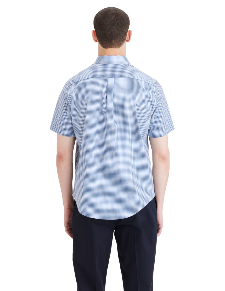 Camisa casual Dockers de algodón manga corta para hombre