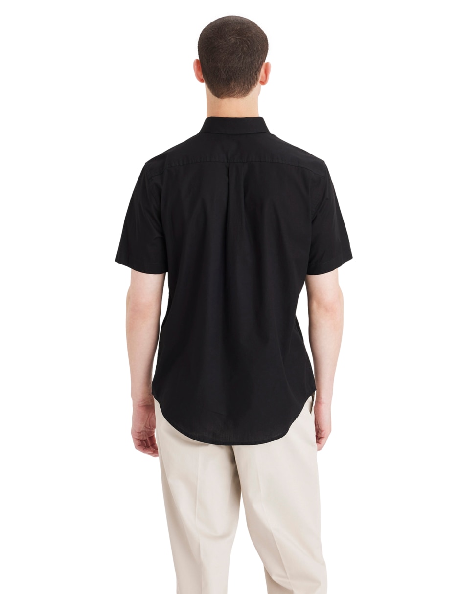 Camisa casual de algodón manga corta para hombre 3