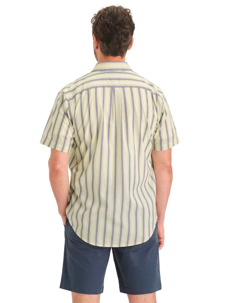 Camisa casual Dockers de algodón manga corta para hombre