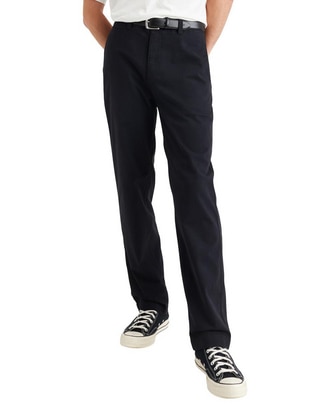 Pantalón casual recto de algodón para hombre